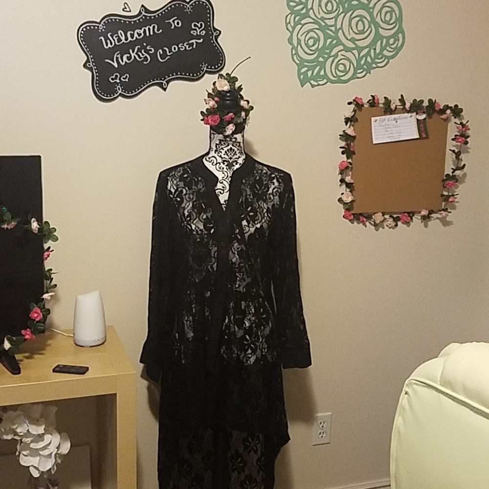 Lace dress shirt